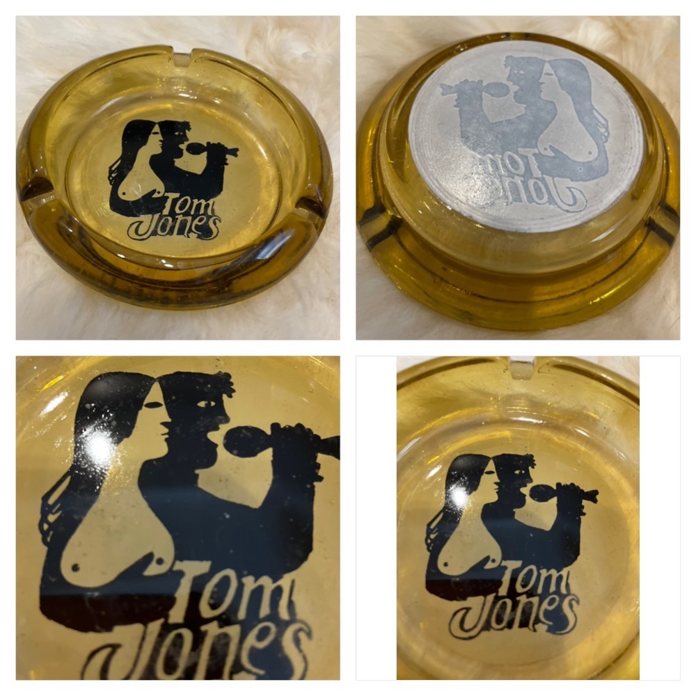 Vintage 60s Tom Jones Pub Ashtray